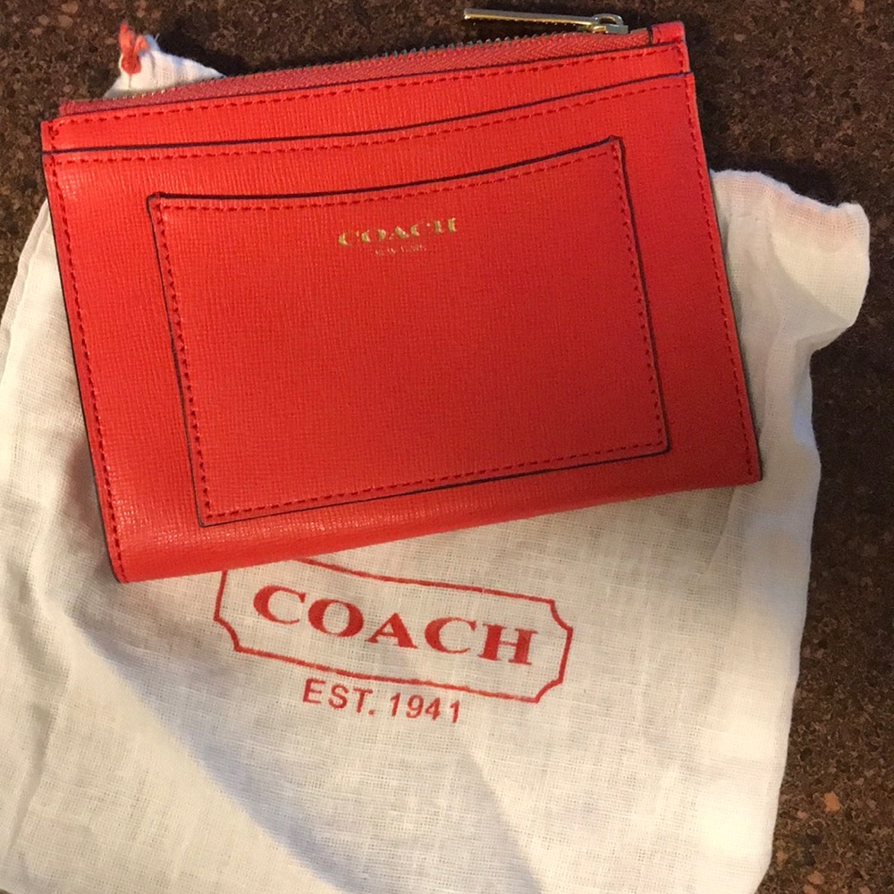 Coach Wallet Coral/orange